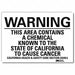 Warning Sign 10in x 14in Rflct Sheeting