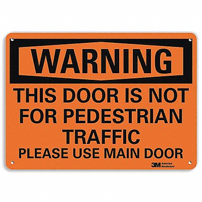 Security Sign 7 in x 10 in Plastic