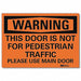 Security Sign 7x10in Reflective Sheeting