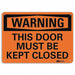 Danger Sign 7 in x 10 in Aluminum