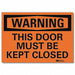 Security Sign 7x10in Reflective Sheeting