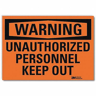 Security Sign 7in x 10in Rflct Sheeting