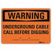 Danger Sign 7 in x 10 in Aluminum