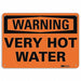 Warning Sign 7 in x 10 in Aluminum