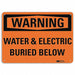 Security Sign 10 in x 14 in Plastic