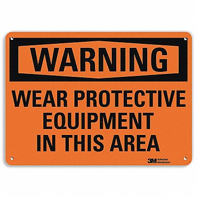 Danger Sign 7 in x 10 in Aluminum