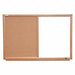 Combination Bulletin Board 36inWx24inH