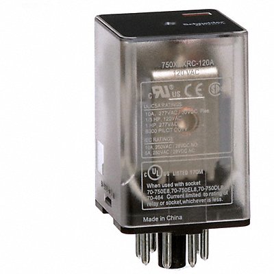 J2410 Gen Purpose Relay 8 Pin Octal 120VAC