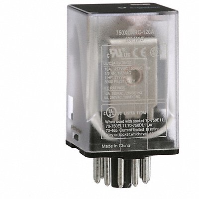 J2411 Gen Purpose Relay 11 Pin Octal 120VAC