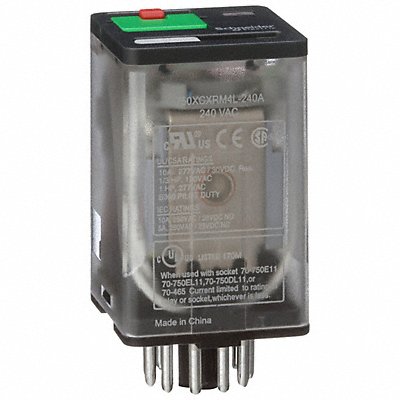 J2412 Gen Purpose Relay 11 Pin Octal 240VAC