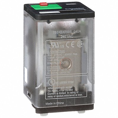 J2415 Gen Purpose Relay 8 Pin Square 240VAC