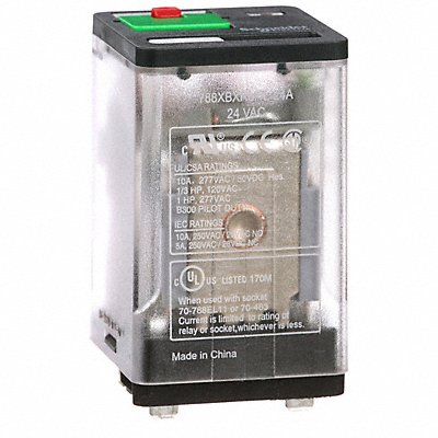 J2415 Gen Purpose Relay 8 Pin Square 24VAC