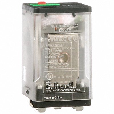 J2418 Gen Purpose Relay 11 Pin Square 120VAC
