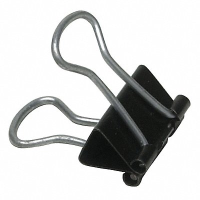 Binder Clip 3/4in Steel Blk/Slvr PK12