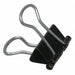 Binder Clip 3/4in Steel Blk/Slvr PK12