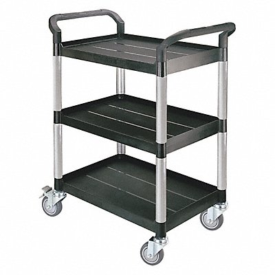 Utility Cart Black 39-1/2 in.H