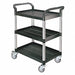 Utility Cart Black 39-1/2 in.H