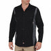 Work Shirt Long Sleeve Blk Charcoal 3XLT