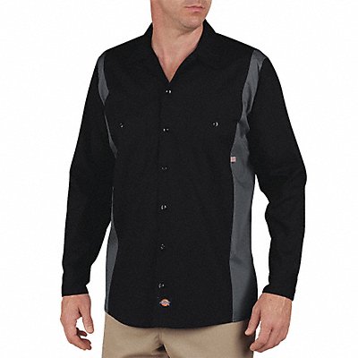 Work Shirt Long Sleeve Black Charcoal L