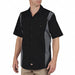 Work Shirt Shrt Sleeve Blk Charcoal 2XLT