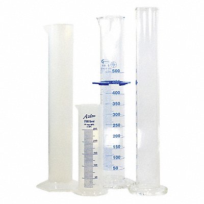 Hydrometer Cylinder 600mL glass 375x50mm