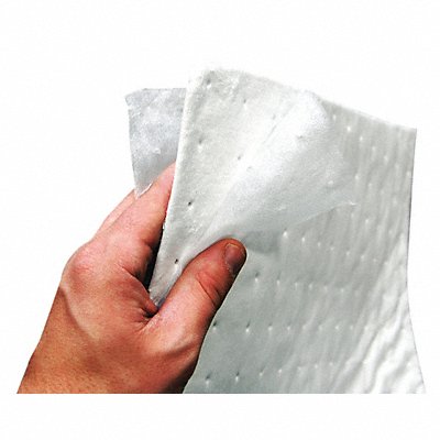 Absorb Pad Oil-Based Liquids White PK100