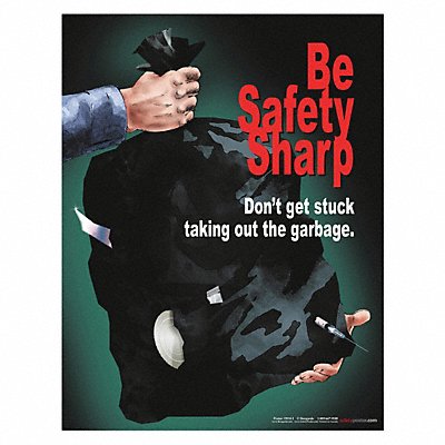 Safety Poster 22 in x 17 in Paper