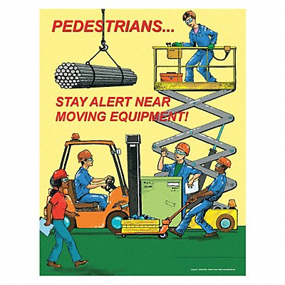 Safety Poster 22 in x 17 in Paper