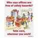 Safety Poster 22 in x 17 in Paper