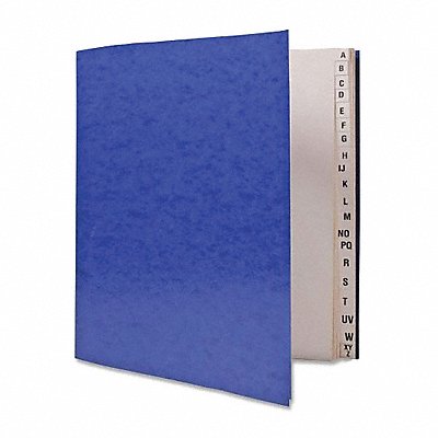 File Sorter A-Z Letter Size Blue