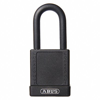 Lockout Padlock KD Black 1-3/4 H