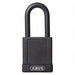 Lockout Padlock KA Black 1-3/4 H