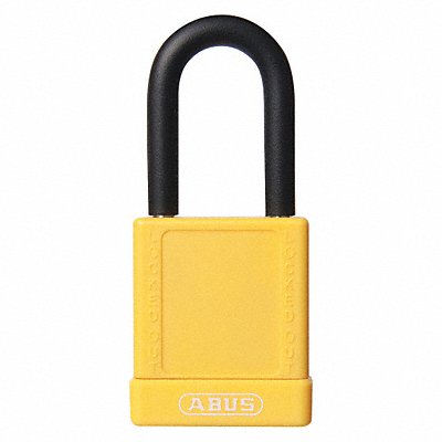 Lockout Padlock KA Yellow 1-3/4 H