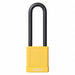 Lockout Padlock KA Yellow 1-3/4 H