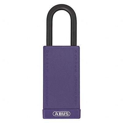 Lockout Padlock KA Purple 3 H