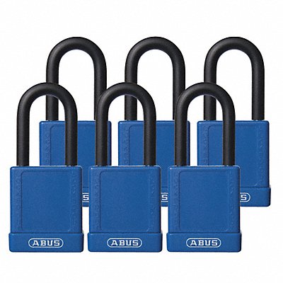 Lockout Padlock KA Blue 1-3/4 H PK6