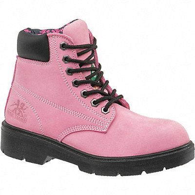 6-Inch Work Boot D 9 1/2 Pink PR