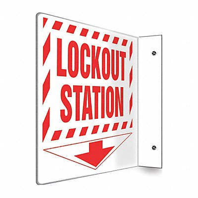 Sign Lockout Station 8x8 In.