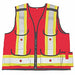 Hi Vis Surveyor Vest Class 1 M Red