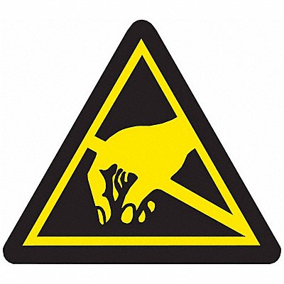 Label PS Vinyl 8in.Hx8in.W Static PK10