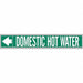 Pipe Markr Domestic Hot Water 2in H