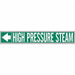 Pipe Mrkr High Pressure Steam 1in H