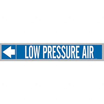 Pipe Mrkr Low Prssr Air 1in H 8in W
