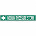 Pipe Marker Medium Pressure Steam