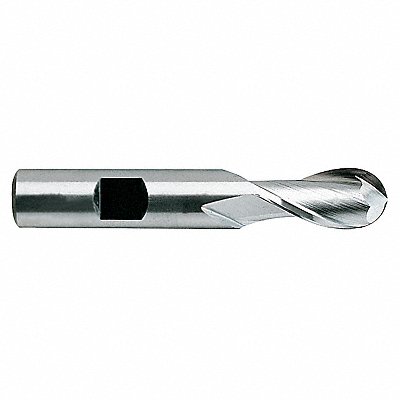 Ball End Mill Single End 1-1/4 Cobalt