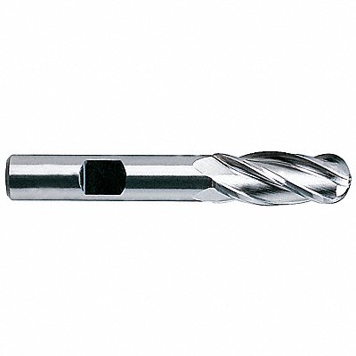 Ball End Mill Single End 1-1/8 Cobalt