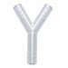 Y Connector 6mm Barbed PP PK12