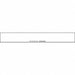 Sign Slider Insert 3x23 7/8in White Poly