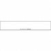 Sign Slider Insert 4x23 7/8in White Alum