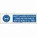 Sign Slider Insert 6x23 7/8in White Alum